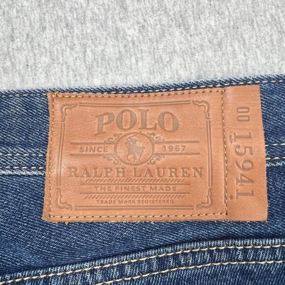 RARE Polo Ralph Lauren Jeans Mens Size 30 Polo Bear Hit Embroidered Y2K - Picture 10 of 16